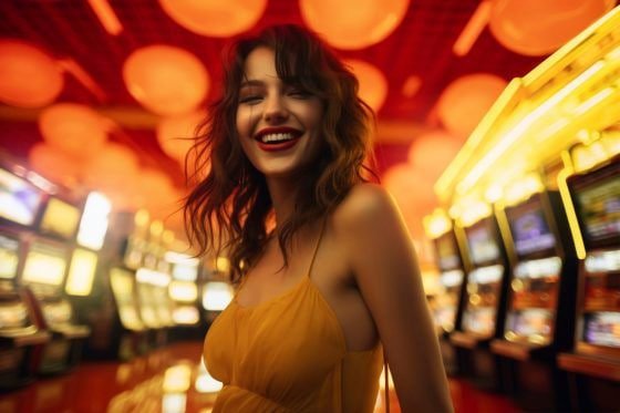 Neon casino sign introducing 399 apk entertainment hub for Bangladesh users